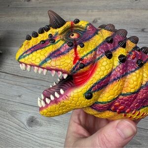 1996 PLACO DINO BALL CRUSHERS DINOSAURS CRUSHIVORE RARE SQUEAK
TOY WORKS!